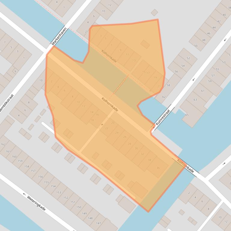 Kaart van postcodegebied 3826AD.