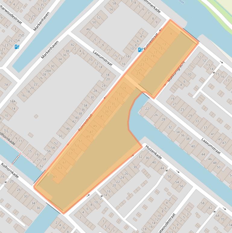 Kaart van postcodegebied 3826AE.