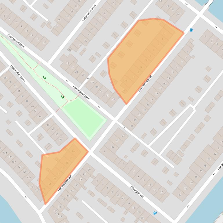 Kaart van postcodegebied 3826BB.