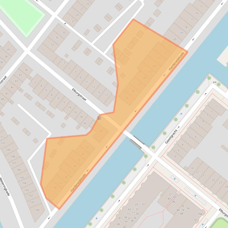 Kaart van postcodegebied 3826BG.