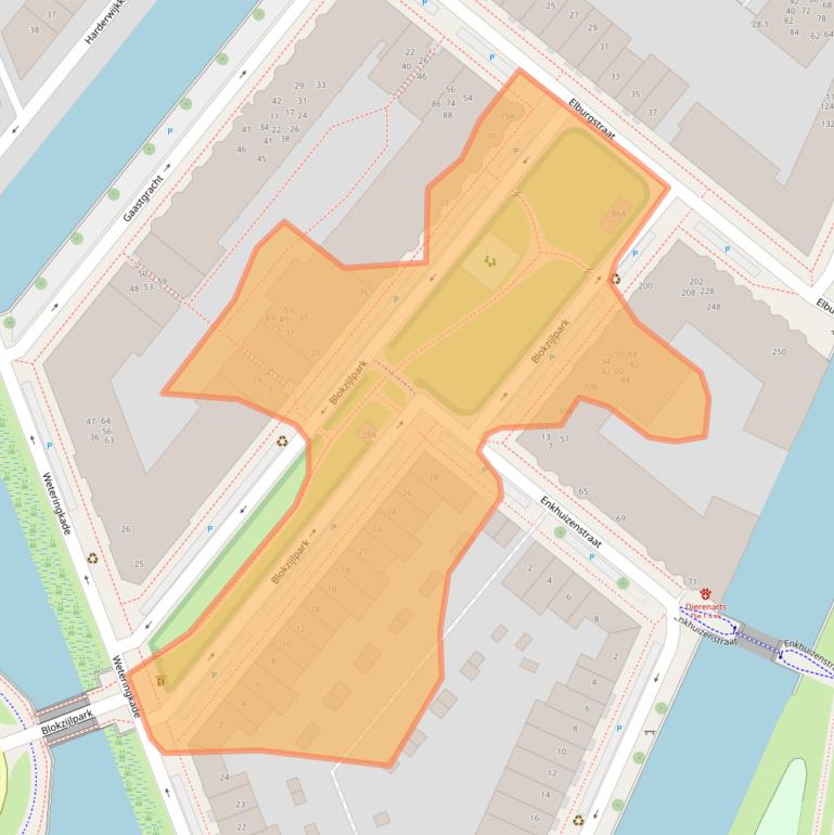 Kaart van postcodegebied 3826BN.