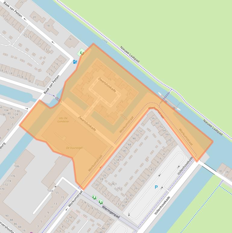 Kaart van postcodegebied 3826EG.