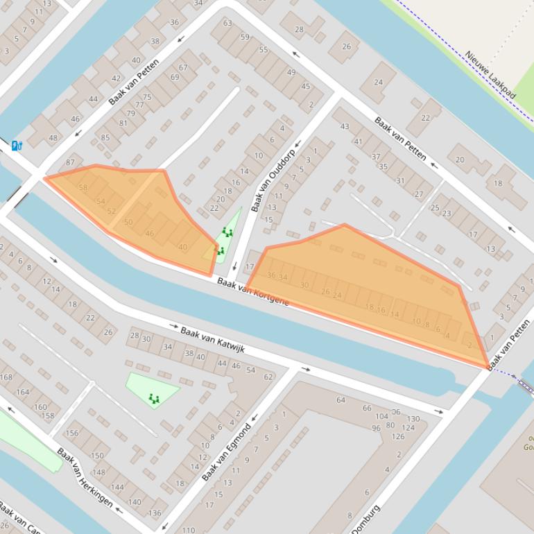 Kaart van postcodegebied 3826GP.