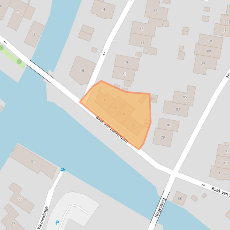 Kaart van postcodegebied 3826HH.