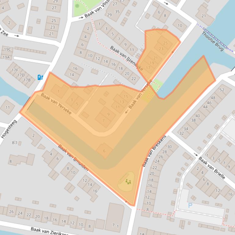 Kaart van postcodegebied 3826HT.