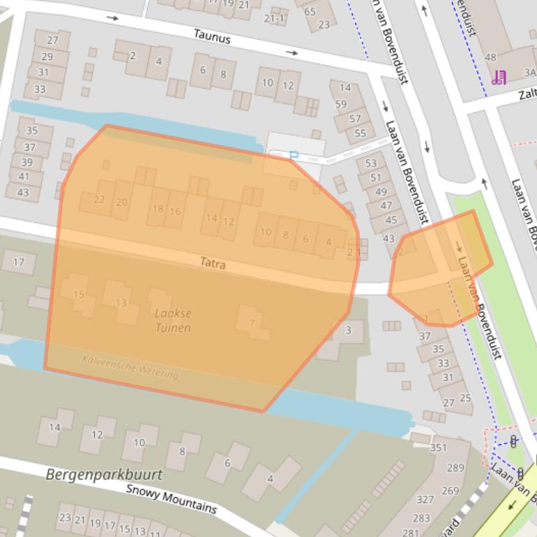 Kaart van postcodegebied 3826JD.