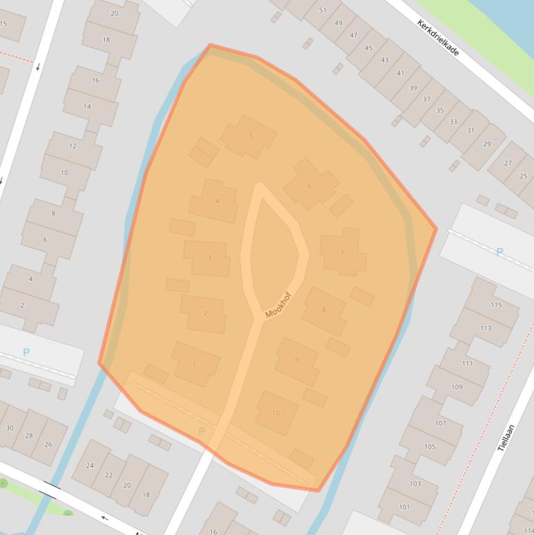 Kaart van postcodegebied 3826KB.