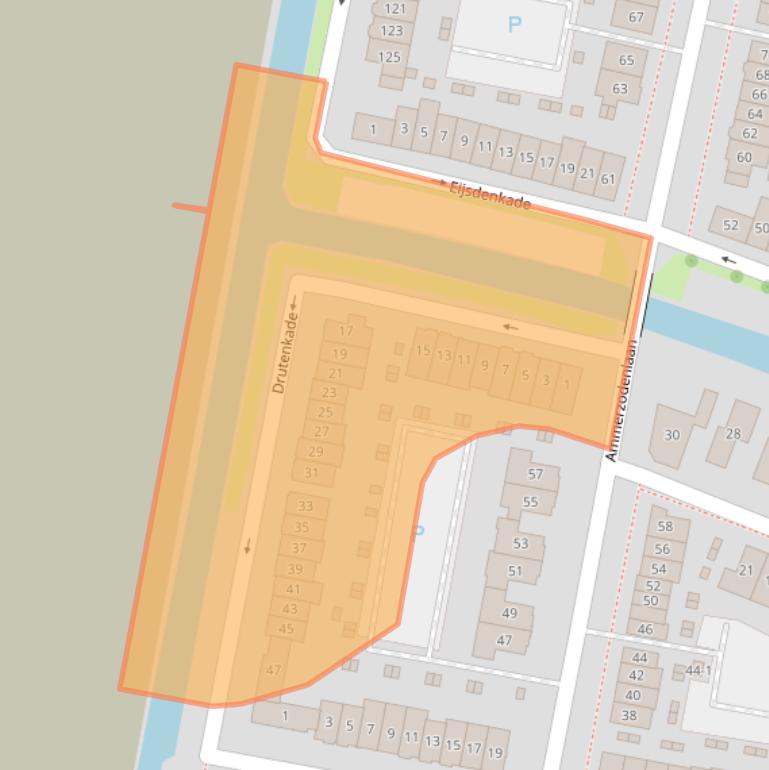 Kaart van postcodegebied 3826KM.