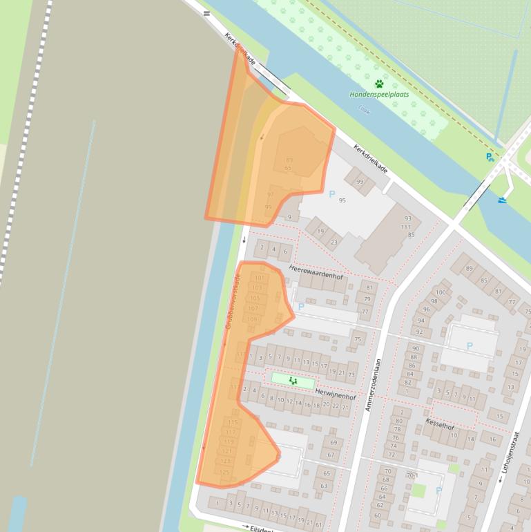 Kaart van postcodegebied 3826KT.