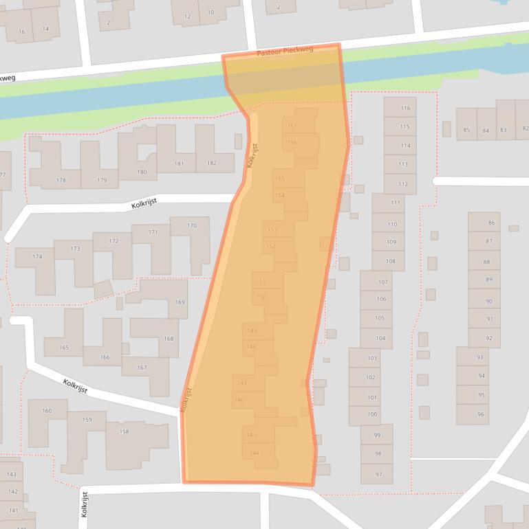 Kaart van postcodegebied 3828ER.