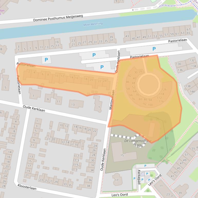Kaart van postcodegebied 3828EV.