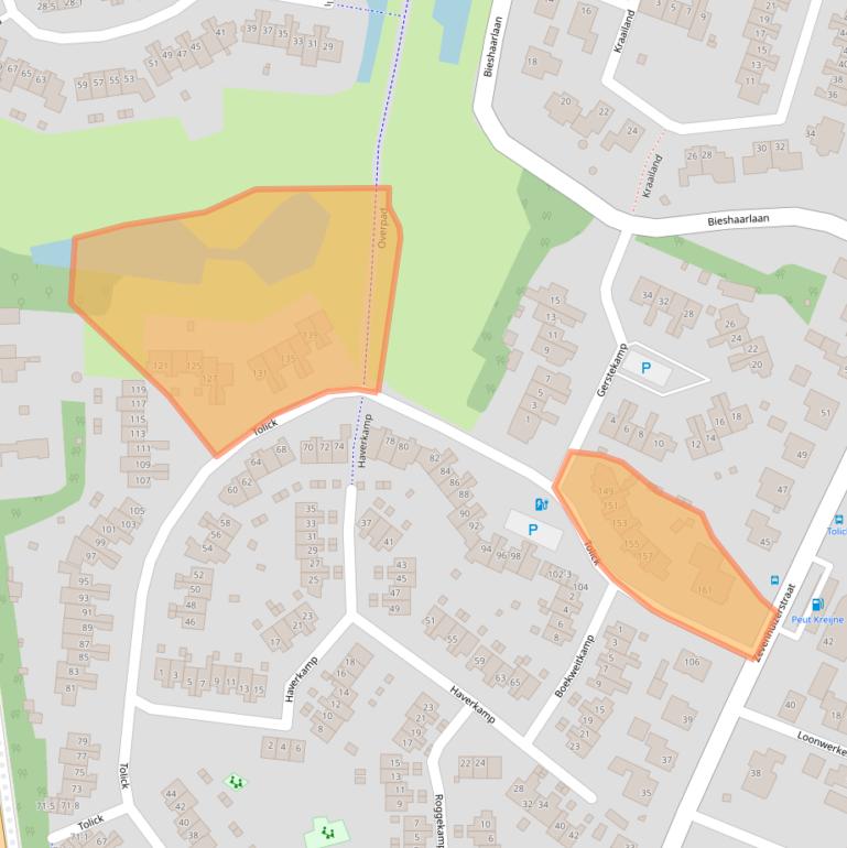 Kaart van postcodegebied 3828HD.