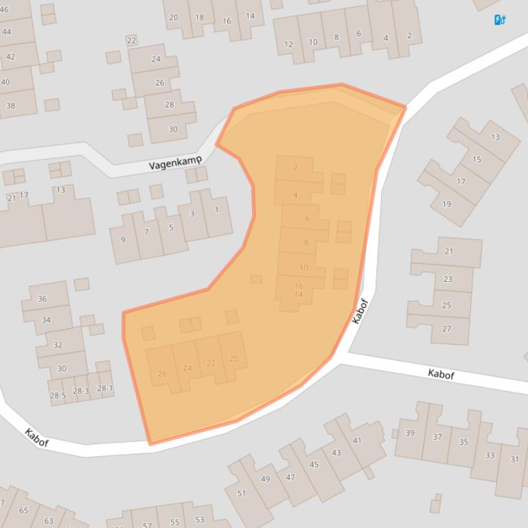 Kaart van postcodegebied 3828JG.