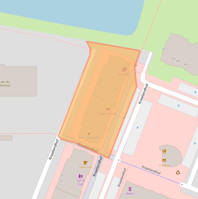 Kaart van postcodegebied 3828JP.