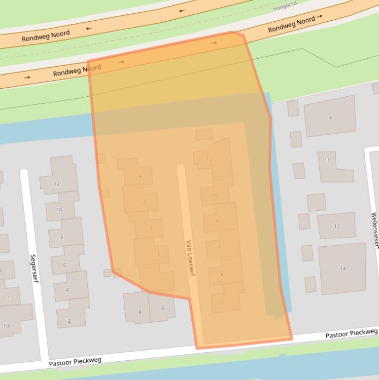 Kaart van postcodegebied 3828LB.