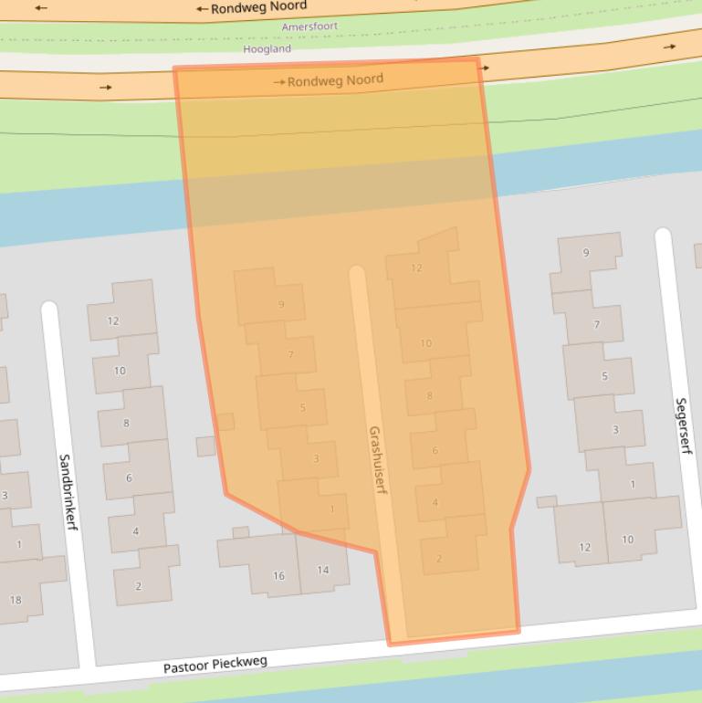 Kaart van postcodegebied 3828LD.