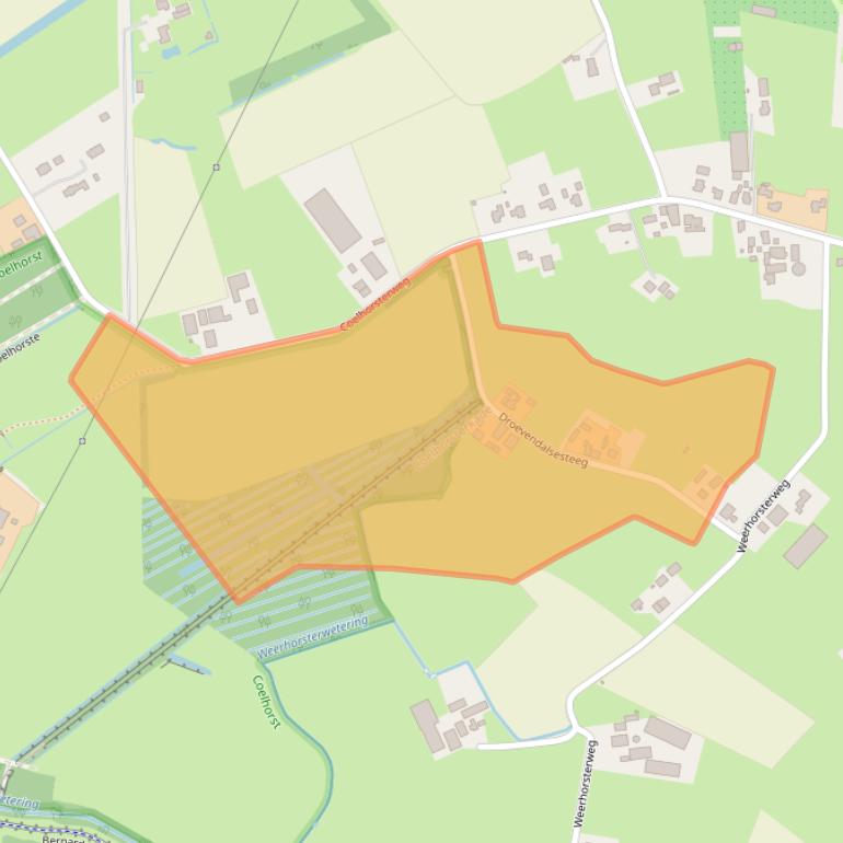 Kaart van postcodegebied 3828PE.