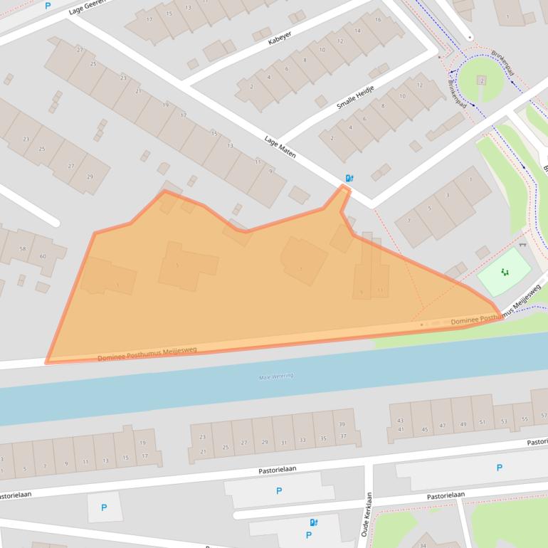 Kaart van postcodegebied 3828PW.