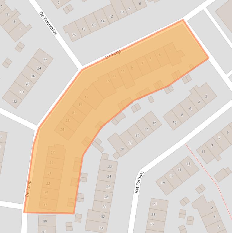Kaart van postcodegebied 3828RC.