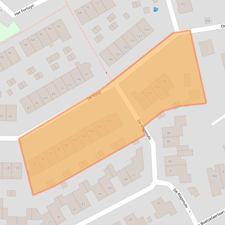 Kaart van postcodegebied 3828RL.