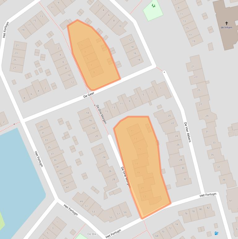 Kaart van postcodegebied 3828SK.
