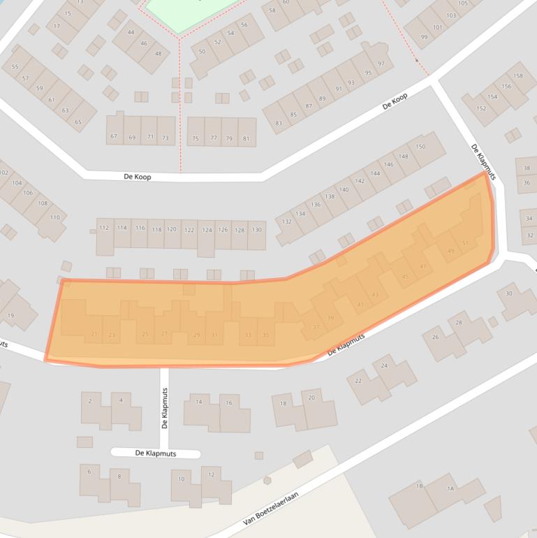 Kaart van postcodegebied 3828SN.