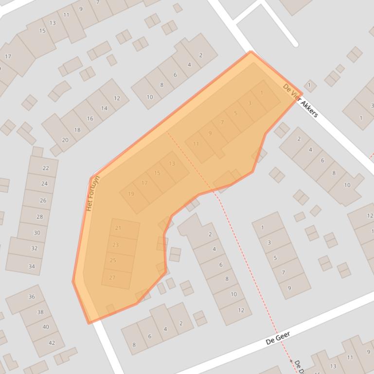 Kaart van postcodegebied 3828ST.