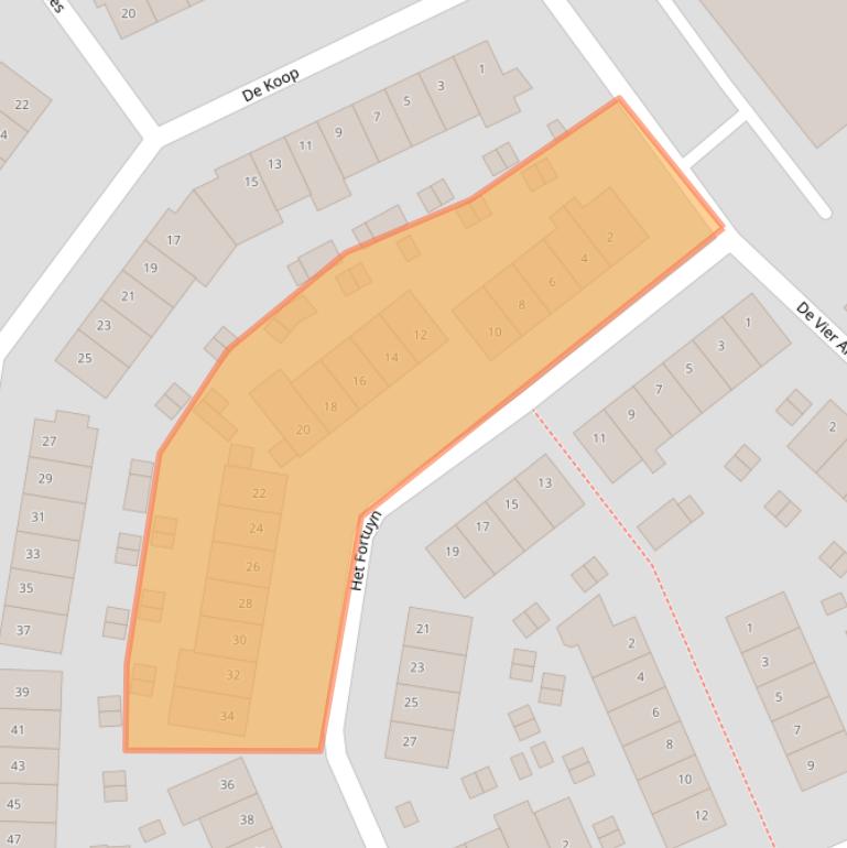 Kaart van postcodegebied 3828SW.