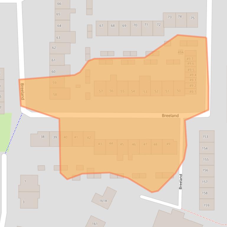 Kaart van postcodegebied 3828VC.