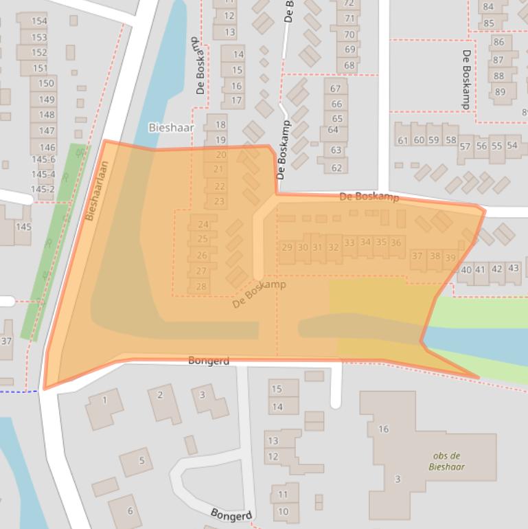 Kaart van postcodegebied 3828VS.