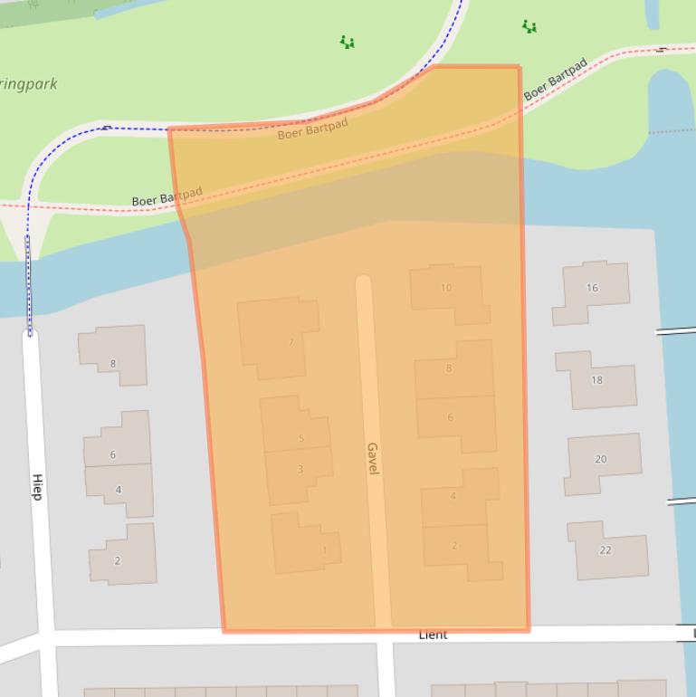 Kaart van postcodegebied 3829EA.