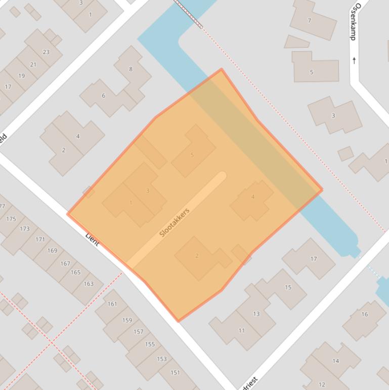 Kaart van postcodegebied 3829GN.