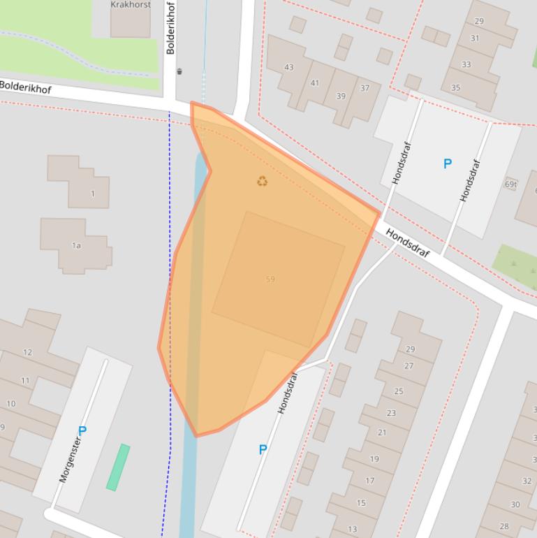 Kaart van postcodegebied 3831AR.