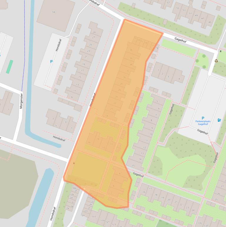 Kaart van postcodegebied 3831AS.