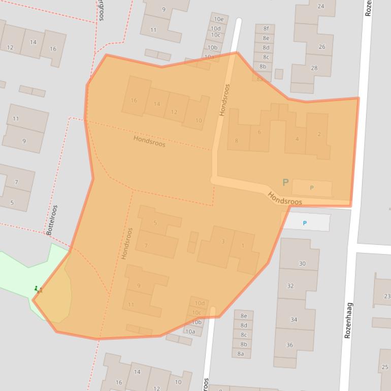 Kaart van postcodegebied 3831CG.