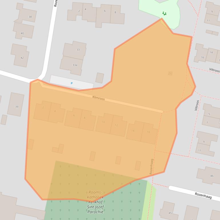 Kaart van postcodegebied 3831CZ.