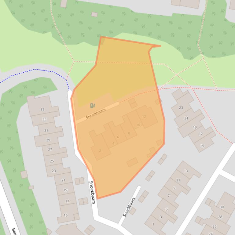 Kaart van postcodegebied 3831DK.