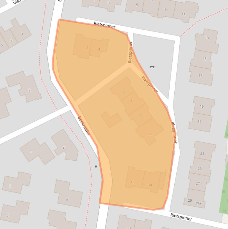 Kaart van postcodegebied 3831DR.