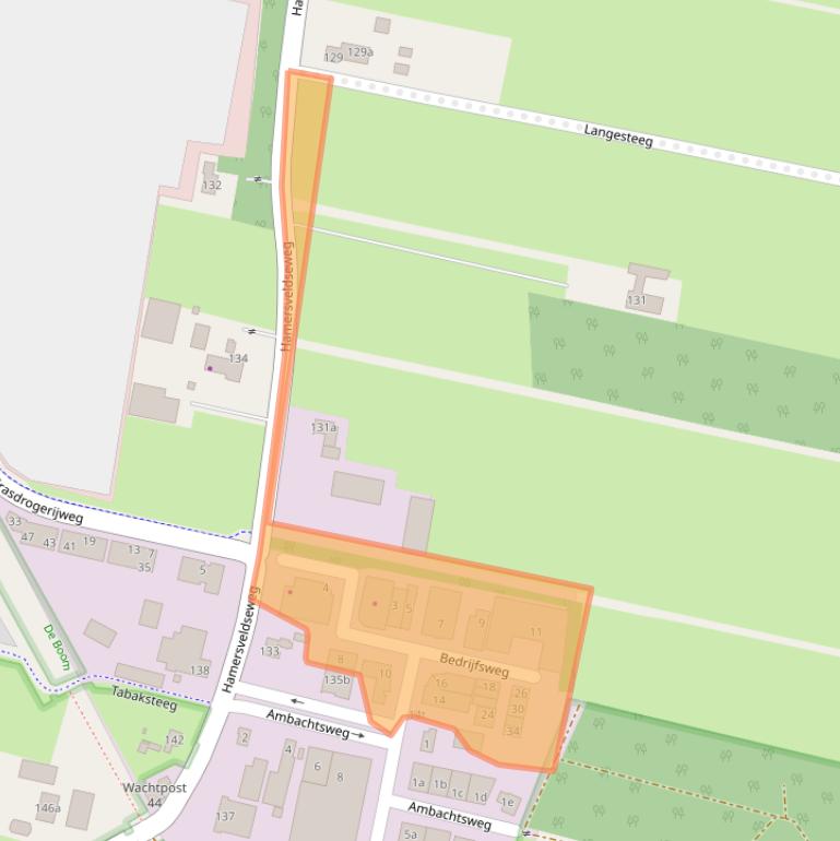 Kaart van postcodegebied 3831KE.