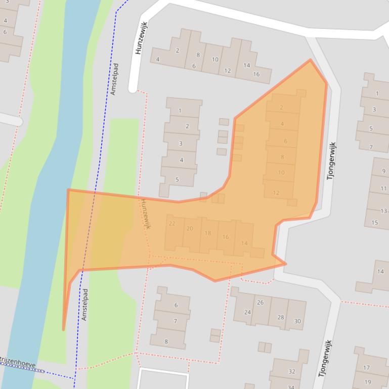 Kaart van postcodegebied 3831LS.