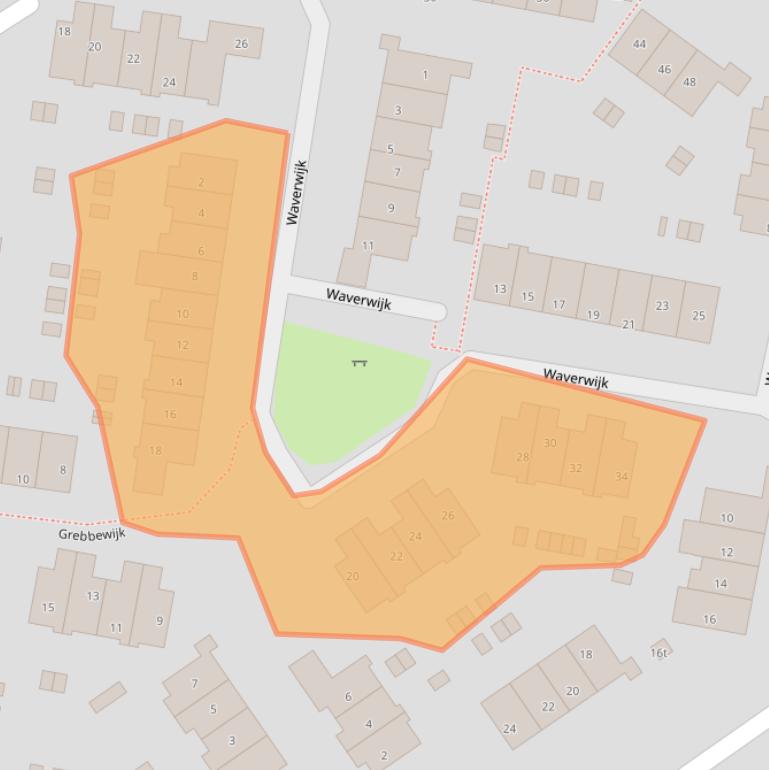 Kaart van postcodegebied 3831LZ.