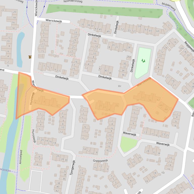 Kaart van postcodegebied 3831MC.