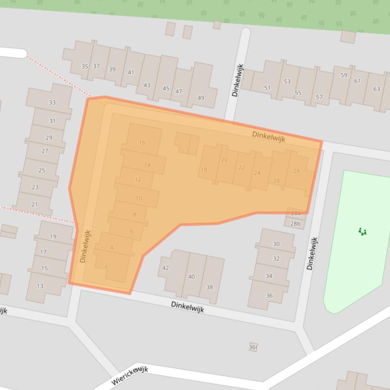 Kaart van postcodegebied 3831MG.