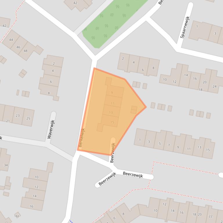 Kaart van postcodegebied 3831ML.