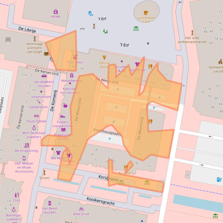 Kaart van postcodegebied 3831NN.