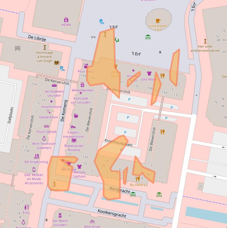 Kaart van postcodegebied 3831NP.