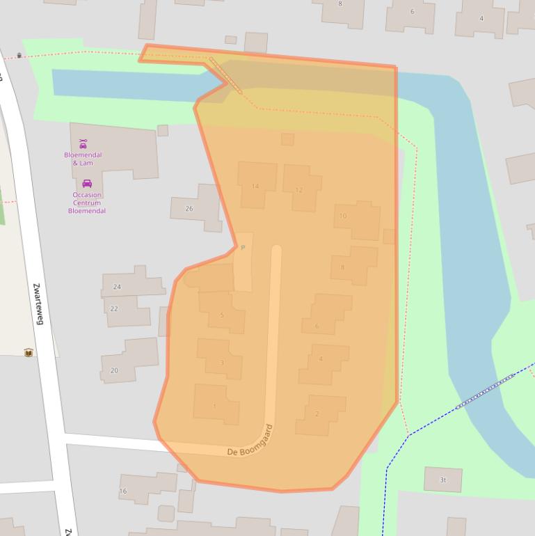 Kaart van postcodegebied 3831PL.