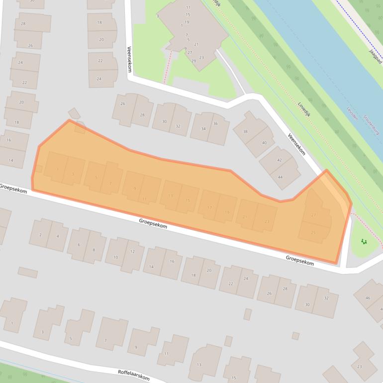 Kaart van postcodegebied 3831RG.