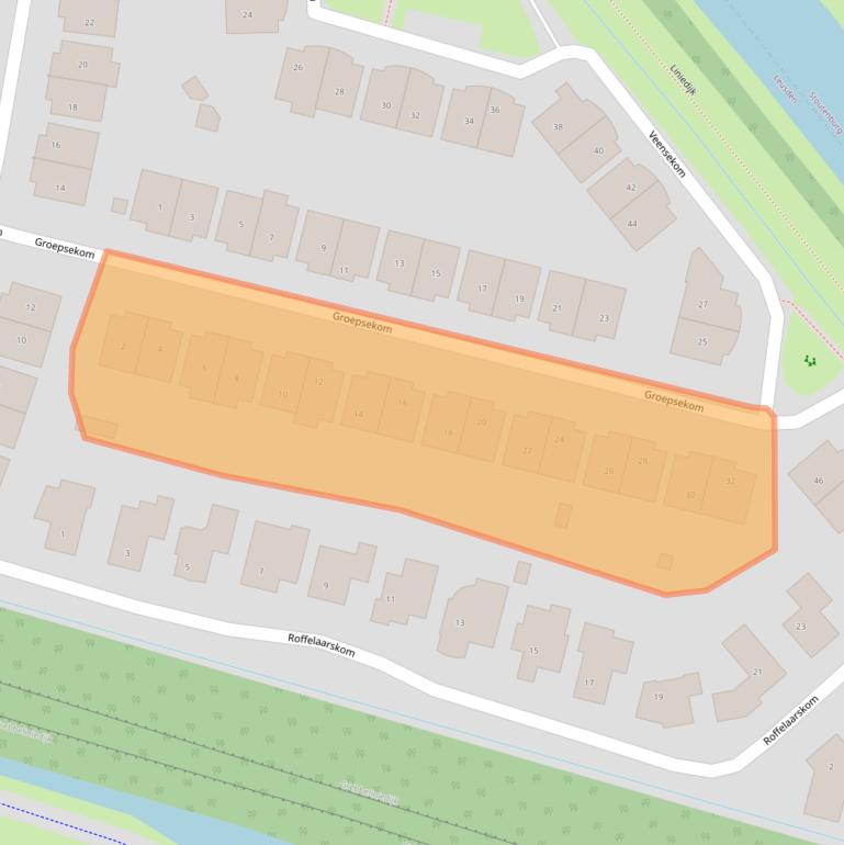 Kaart van postcodegebied 3831RH.