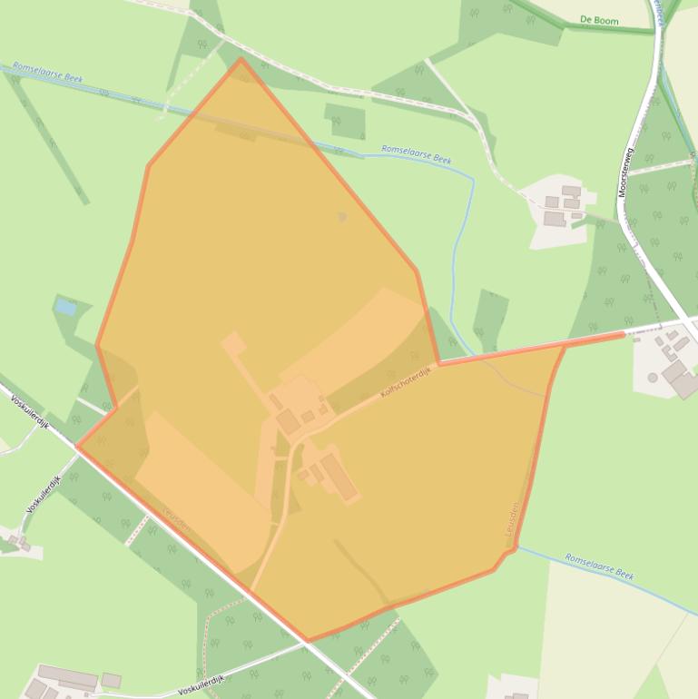 Kaart van postcodegebied 3831SG.